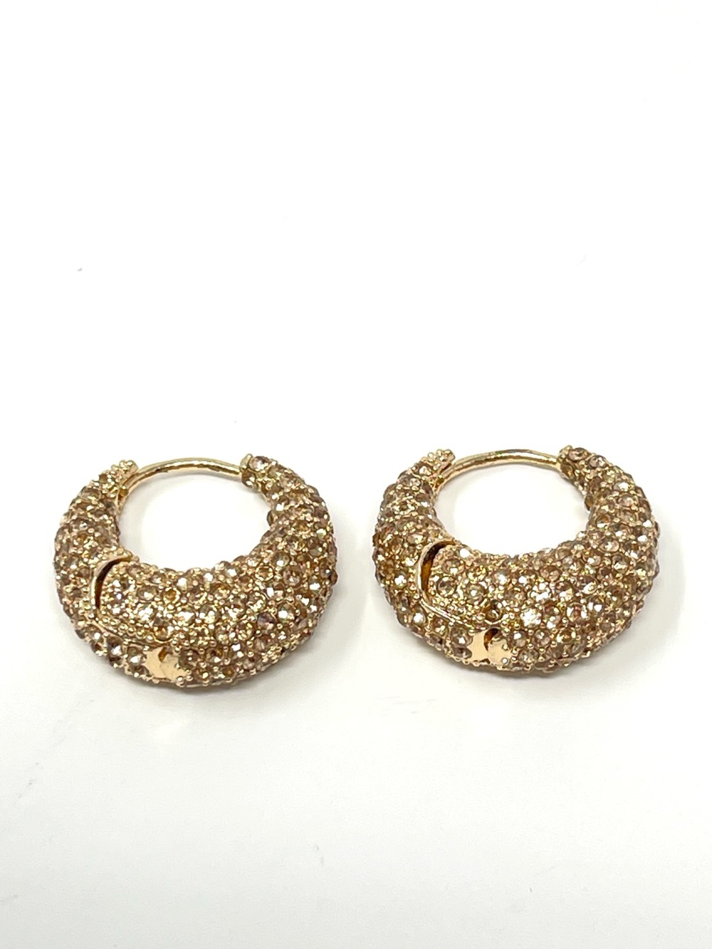 New Anthropologie Rhinestone CZ Hoops